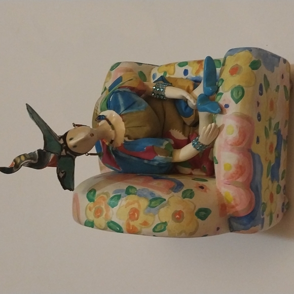 VINTAGE CERRI DOLL by POUPEE MILLET Porcelain Collector - Picture 10 of 10